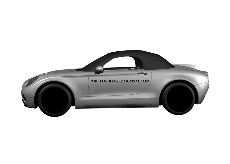Illustration for article titled Do These Patent Drawings Reveal A Production Mini Superleggera Roadster?